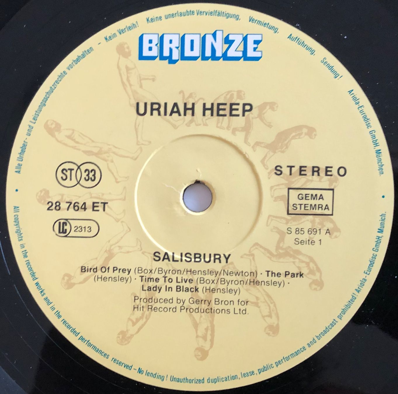 Vinyles: URIAH HEEP - SALISBURY – D'occasion à Poliez-Pittet par Newtown-Records 2