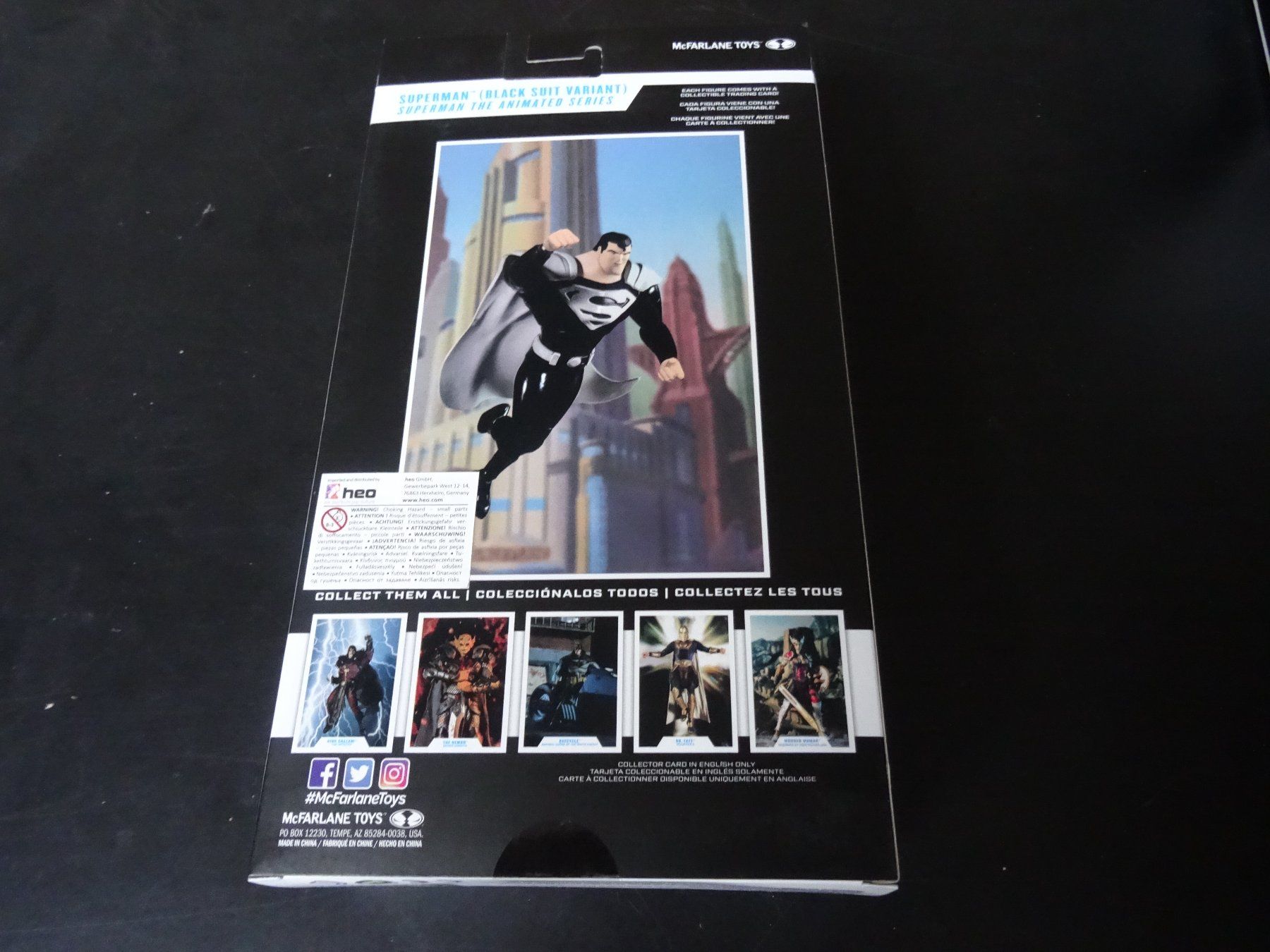 Statuette: DC Multiverse FIGUR Superman Black Suit Variant McFARLANE – Nuovo e nell'imballaggio originale da Olten venduto da Disc-Ausverkauf 2