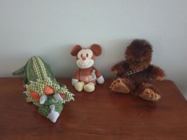 Neu doudou Disney Chewbacca et Mickey