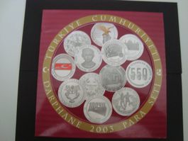 Türkei set 2003 unz