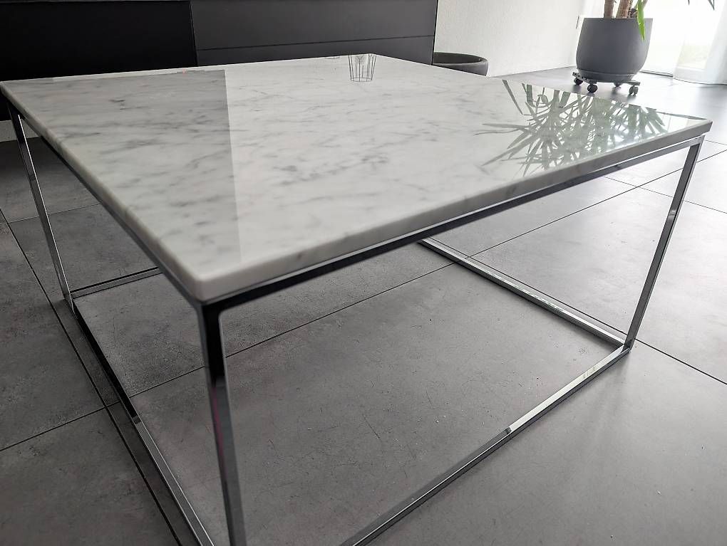 Westwing Tavoli: Echter Marmor Couchtisch mit Chromgestell – Usato da Wittenbach venduto da jani.bcr 2