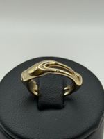 Bague de créateur en or 375 – Forme organique
