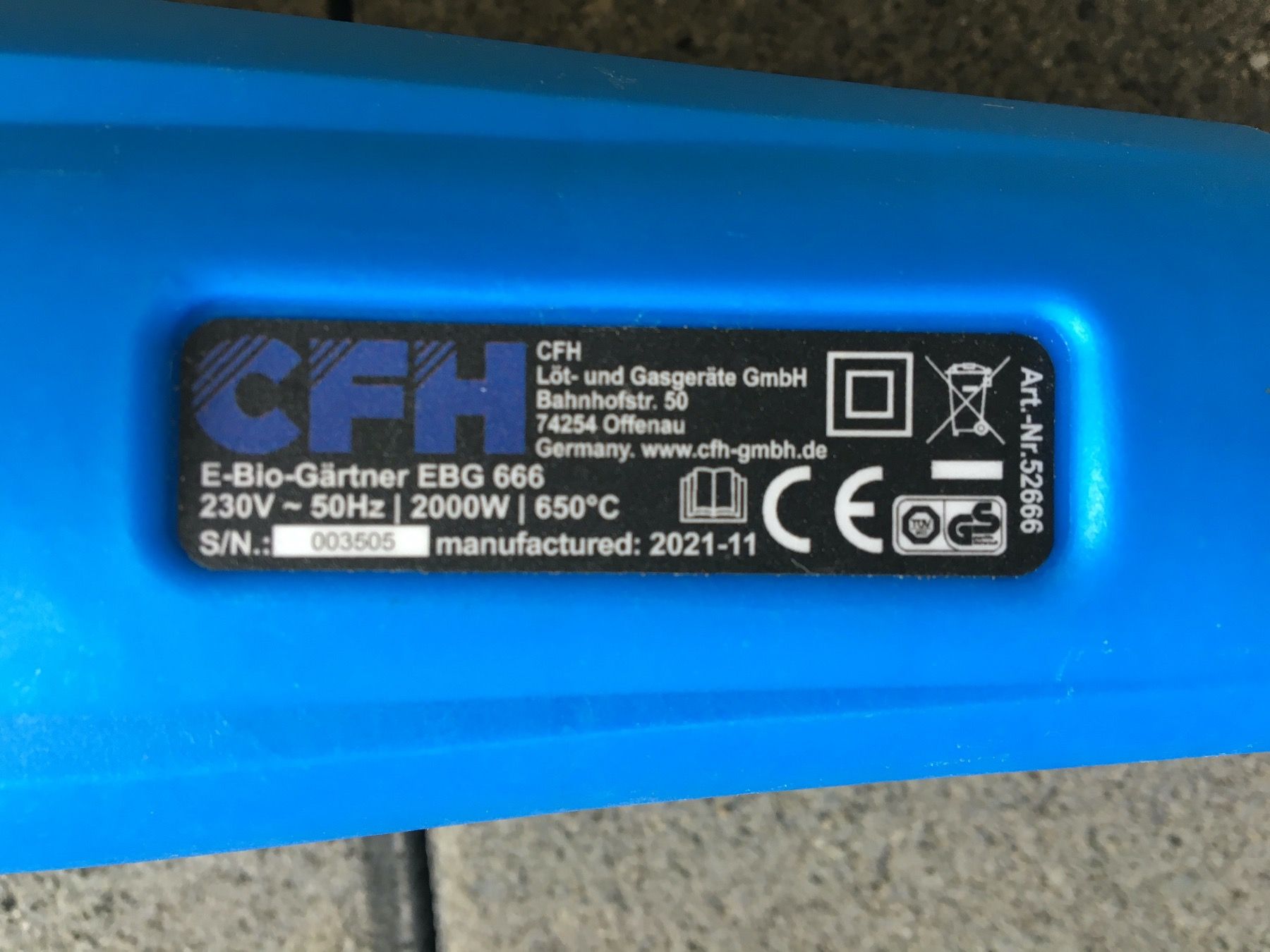 Tutti gli attrezzi: elektrischer Unkrautvernichter – Nuovo (secondo la descrizione) da Thun venduto da HIERoderDA 2