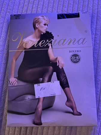 Collant fantaisie Veneziana Bolero noir T3/M neuf