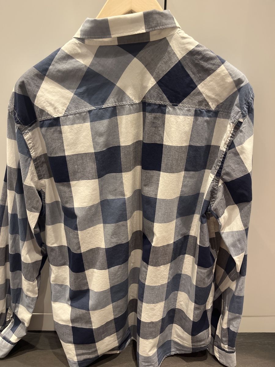Timberland Camicie: Original Timberland checkered blue & white  shirt – Usato da Rüschlikon venduto da ant_5v7g 4
