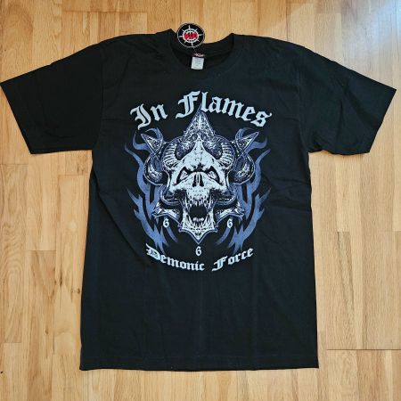 In Flames Demonic Force T-Shirt Schwarz Grösse M Neu