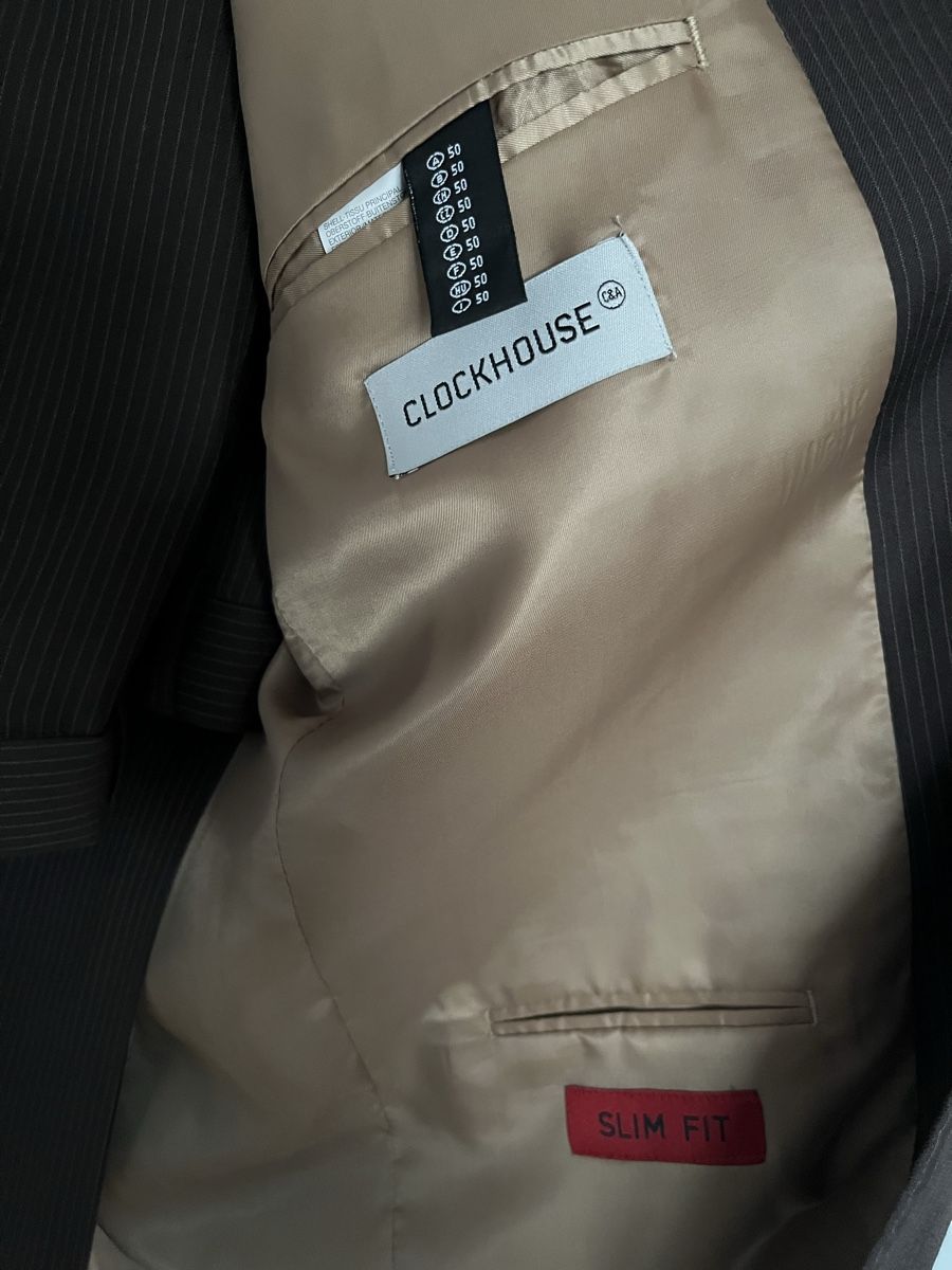 C&A Completi: Clockhouse Herrenanzug Slim Fit, Grösse 50 – Nuovo (secondo la descrizione) da Oberbuchsiten venduto da ChiquitaLady 2