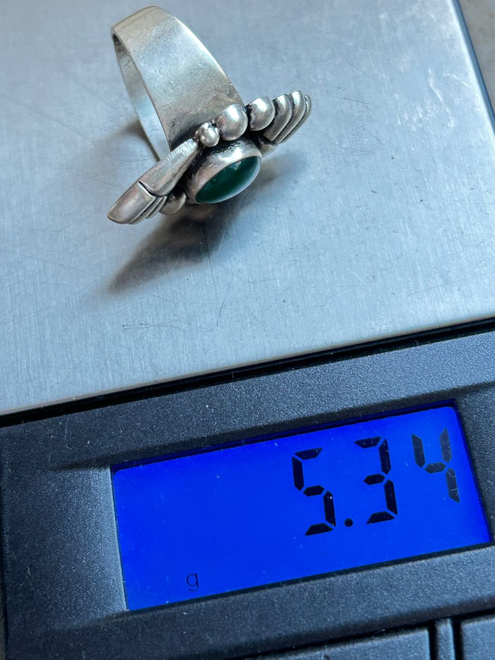 Ringe: Vintage Silberring GREEN (52) – Gebraucht aus Basel von bellespirit 8