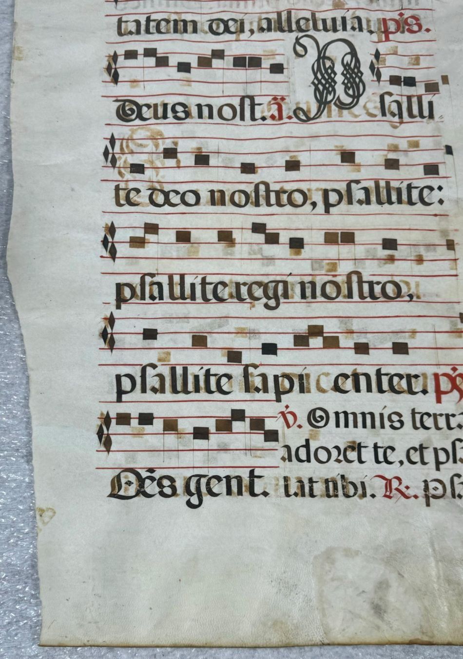 Dokumente: Antikes (Doppelseitiges) Pergament-Manuskript 15 Jahrhundert – Gebraucht aus Basel von Upps_23 7