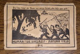 Hurra! Matura 1920 - wo und wer?