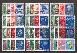Pro Juventute Serien 1939 - 1963 postfrisch **