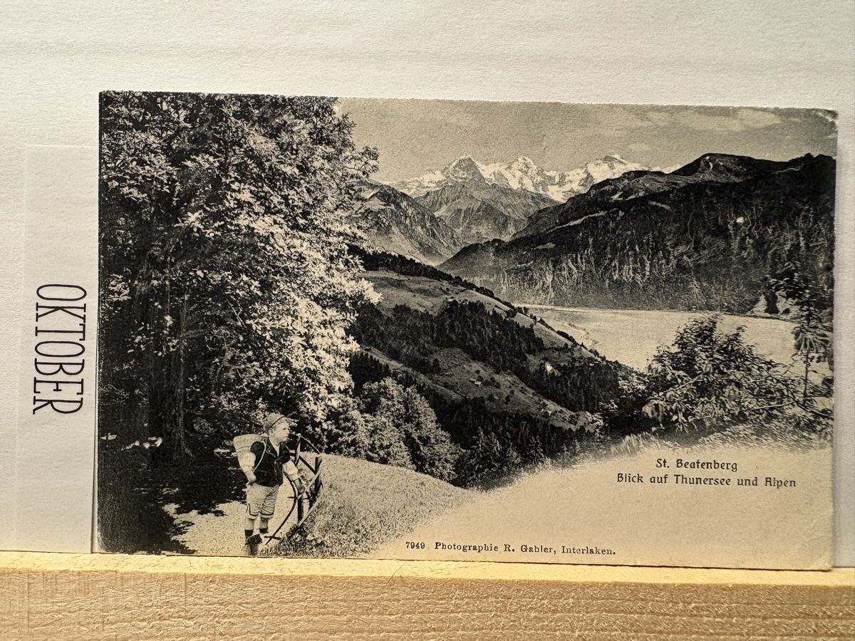 Cartes postales: AK von Beatenberg mit Thunersee – D'occasion à Rümlang par Brieftaube1