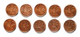 10 x 1 Cent Canada