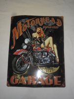 Werbetafel / Blechtafel - Motorhead Garage