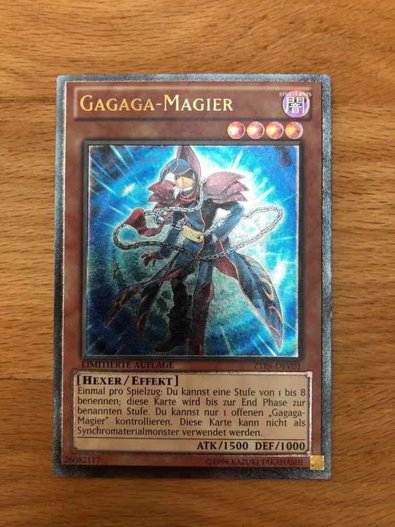 Yu-Gi-Oh! GagagaBack Super Rare – 1st Edition ZTIN-EN004 [Sammlerkarte]