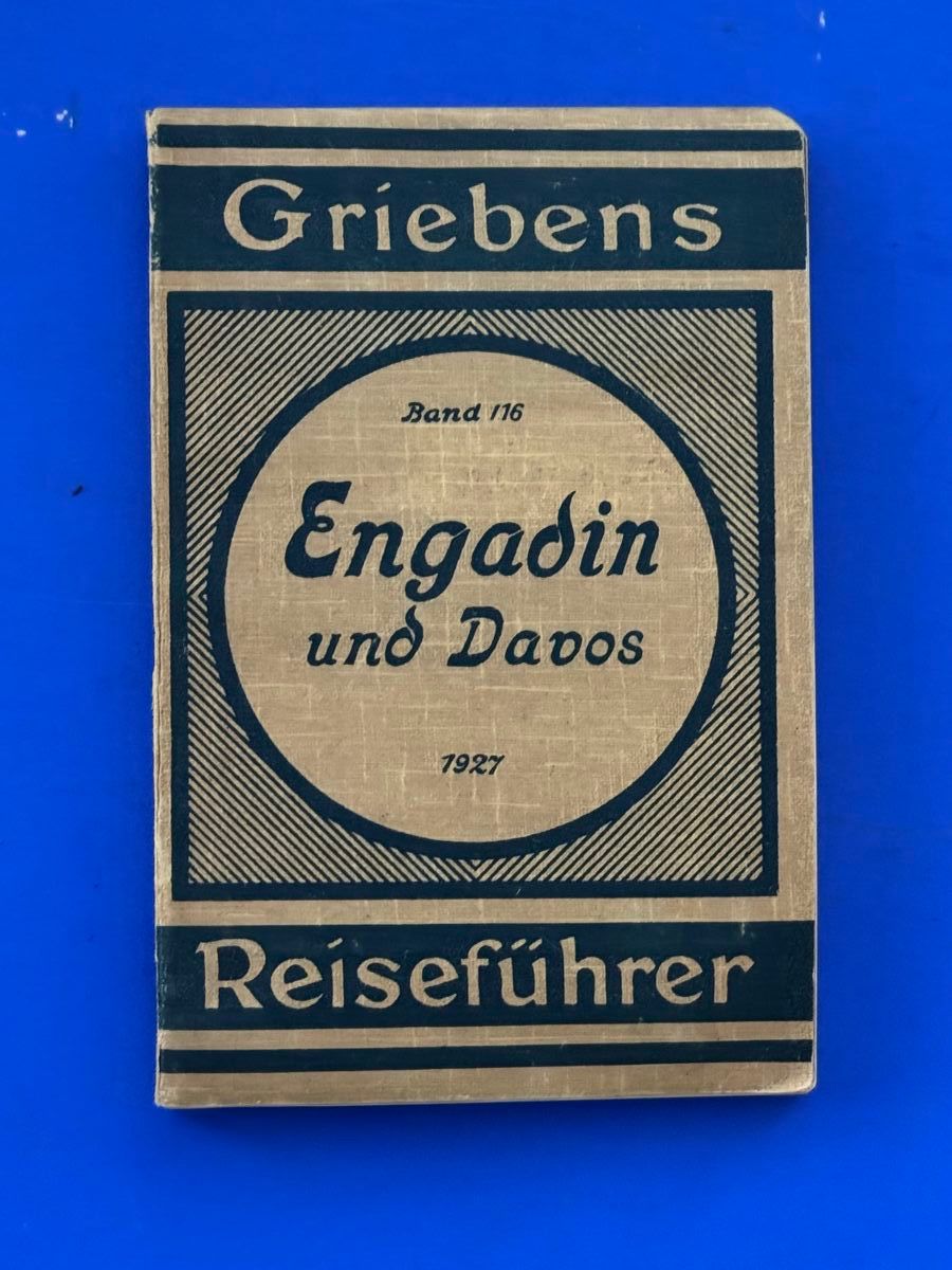 Libri: Griebens Reiseführer Engadin und Davos 1927 – Usato da Adliswil venduto da buch_und_kunst