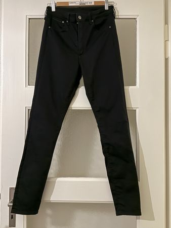 Schwarze Skinny High Waist Jeans von H&M, Grösse 40 👖