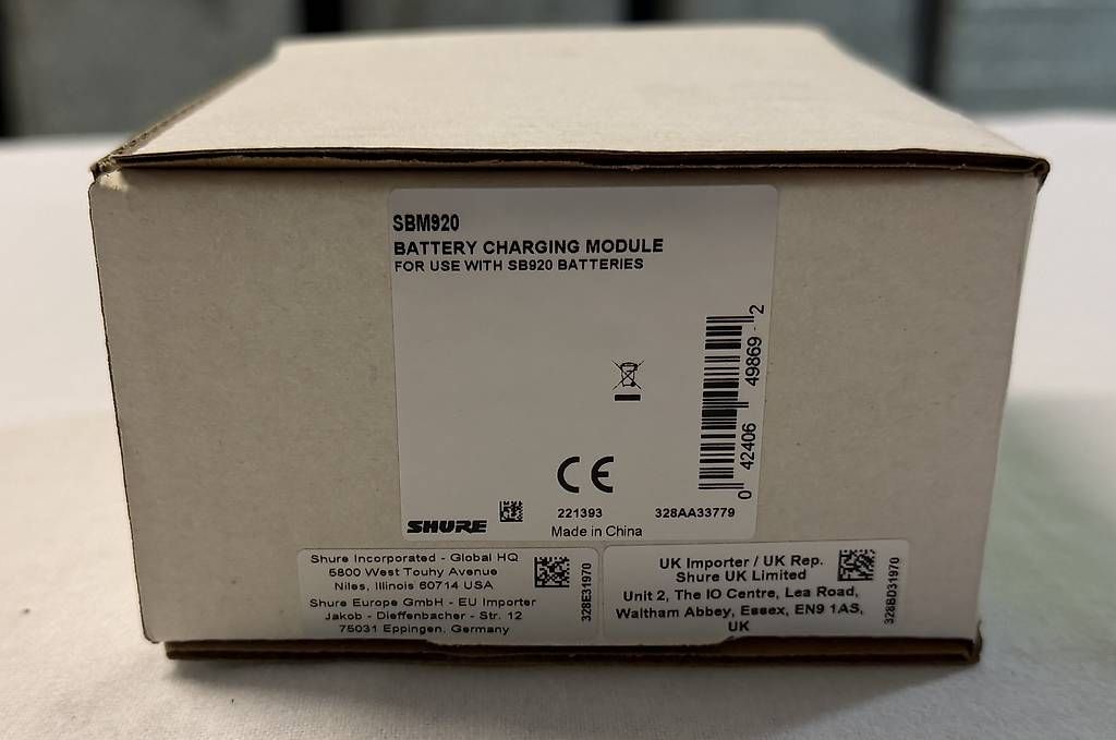 Registratori: Shure SBM920 Lademodul – Usato da Rüti ZH venduto da Philippek 2