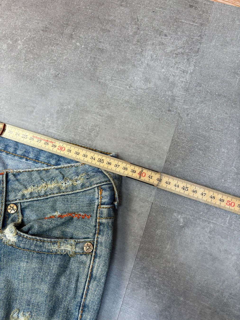 True Religion Jeans: True Religion Bootcut Flared Jeans - Grösse M/30 – Usato da Werdenberg venduto da hase.vintage 7