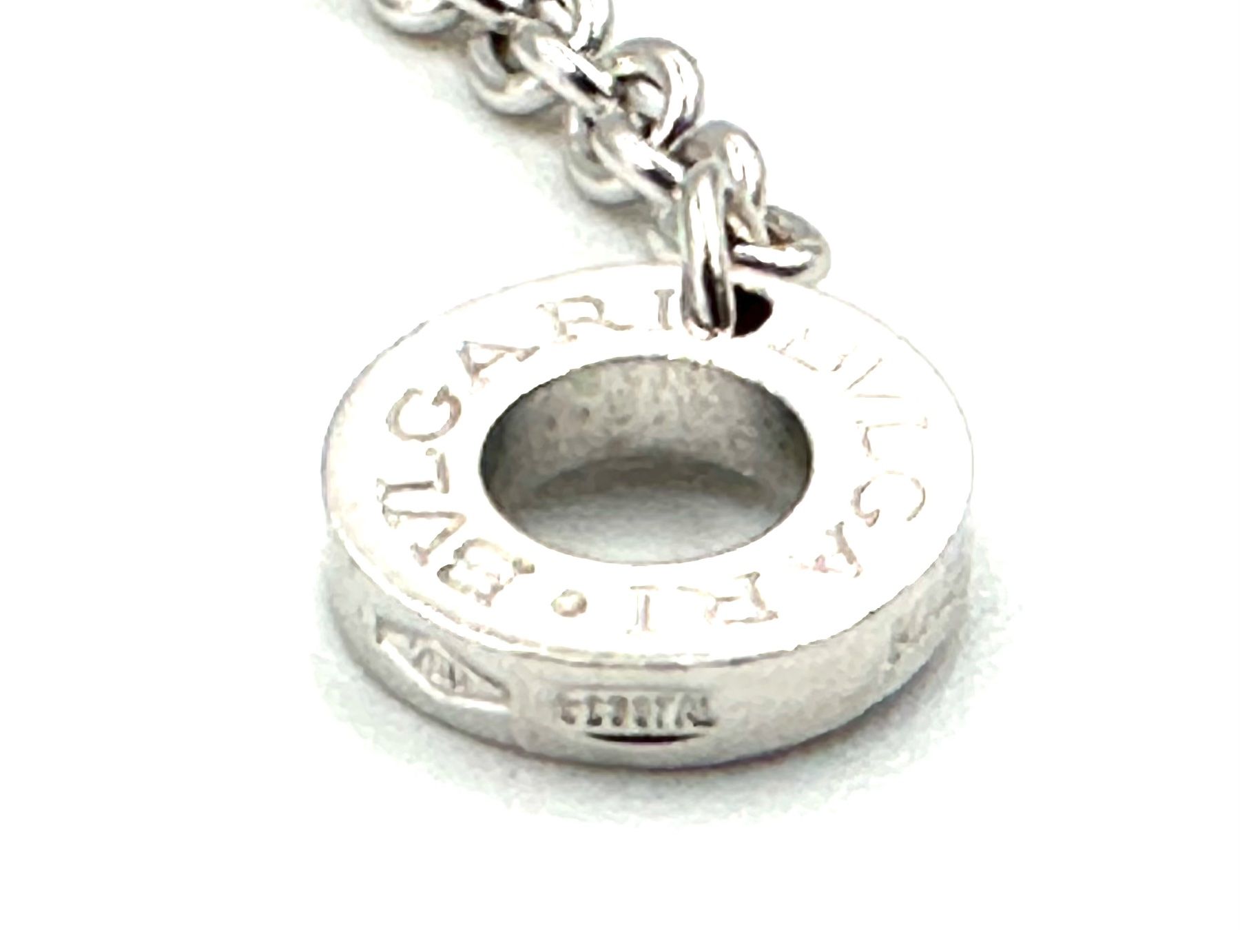 Bulgari Catenine: BVLGARI. Collier "Bzero1" or blanc 18K et diamants – Usato da Renens VD venduto da Diademe.sarl 6