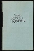 Friedrich Nietzsche; Also sprach Zarathustra   (-