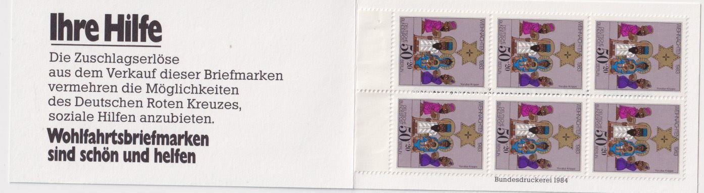 Tous les timbres: BRD, Rotes Kreuz MH 1982/1983 – Neuf (Voir description) à Langenthal par 1195