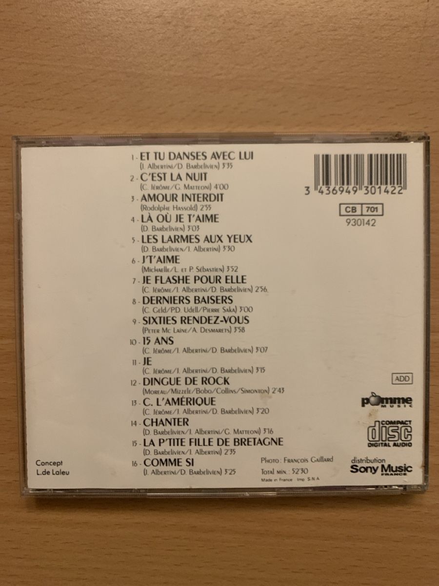 CD: CD Stars Compilation C. Jérôme - 16 chansons – Usato da Salavaux venduto da Lune_Diurne 1
