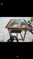 Table de jeu a cabaret Louis 13. avec tiroir d'époque.