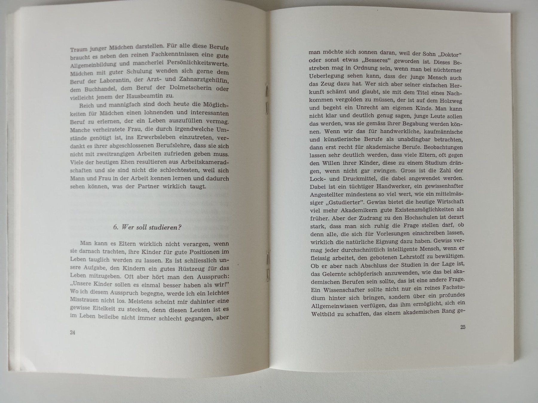 Libri: Zwischen Schule und Beruf, 1962 – Usato da Bilten venduto da Bora3 6