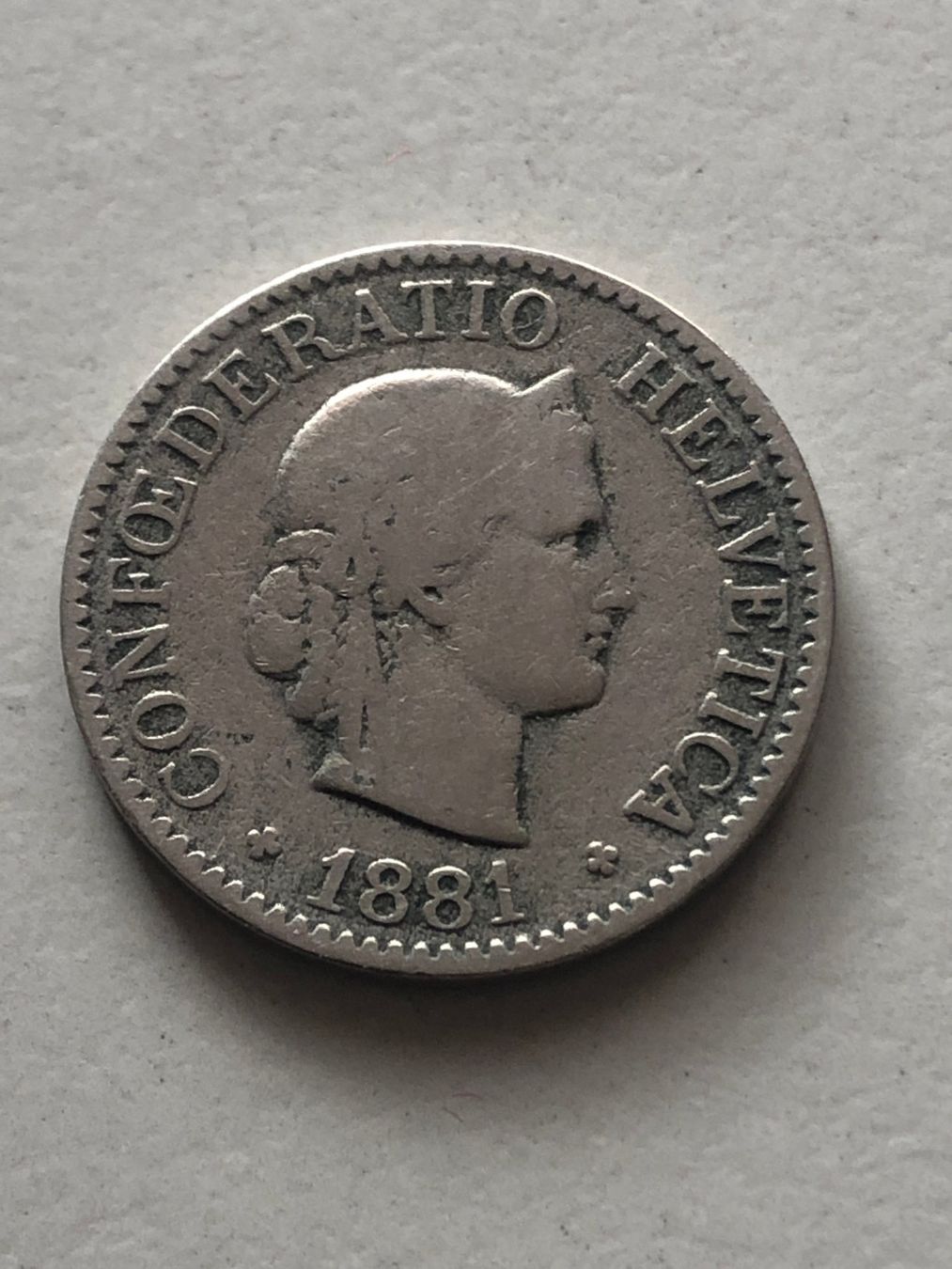 Tutti le monete: 10 Rp. 1881 – Usato da Schötz venduto da Odpa