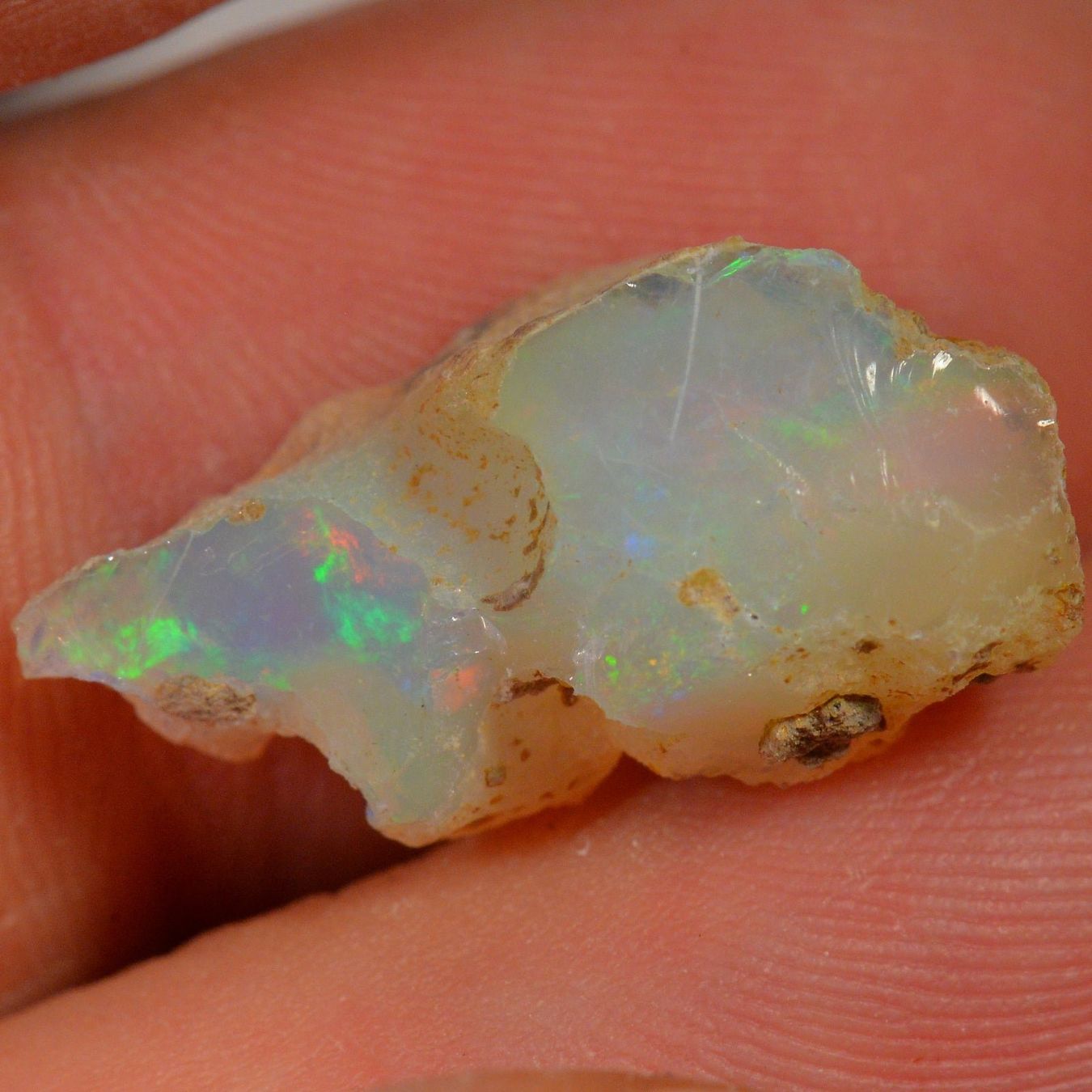 Pierres précieuses: 8.3 Karat - Roher Äthiopischer Welo Opal – Neuf (Voir description) à Rüti ZH par DeinOpal 3