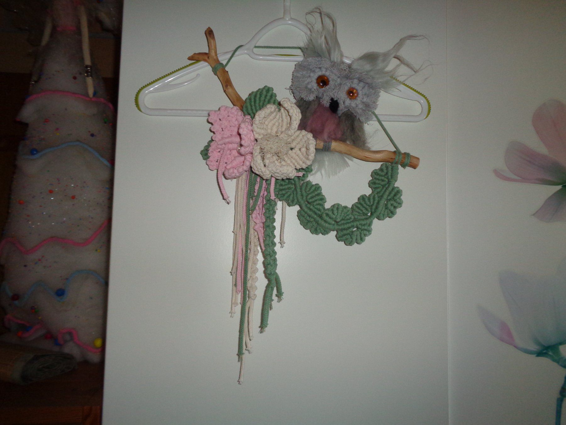 Tutte le decorazioni: *** Besondere Makramee Eule *** / Handarbeit – Usato da Othmarsingen venduto da Leuchtturmlady