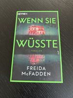 Buch Wenn Sie wusste Thriller Freida McFadden guter Zustand