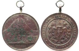 GLARUS 1892 EIDGENÖSSISCHES SCHÜTZENFEST Medaille Silber