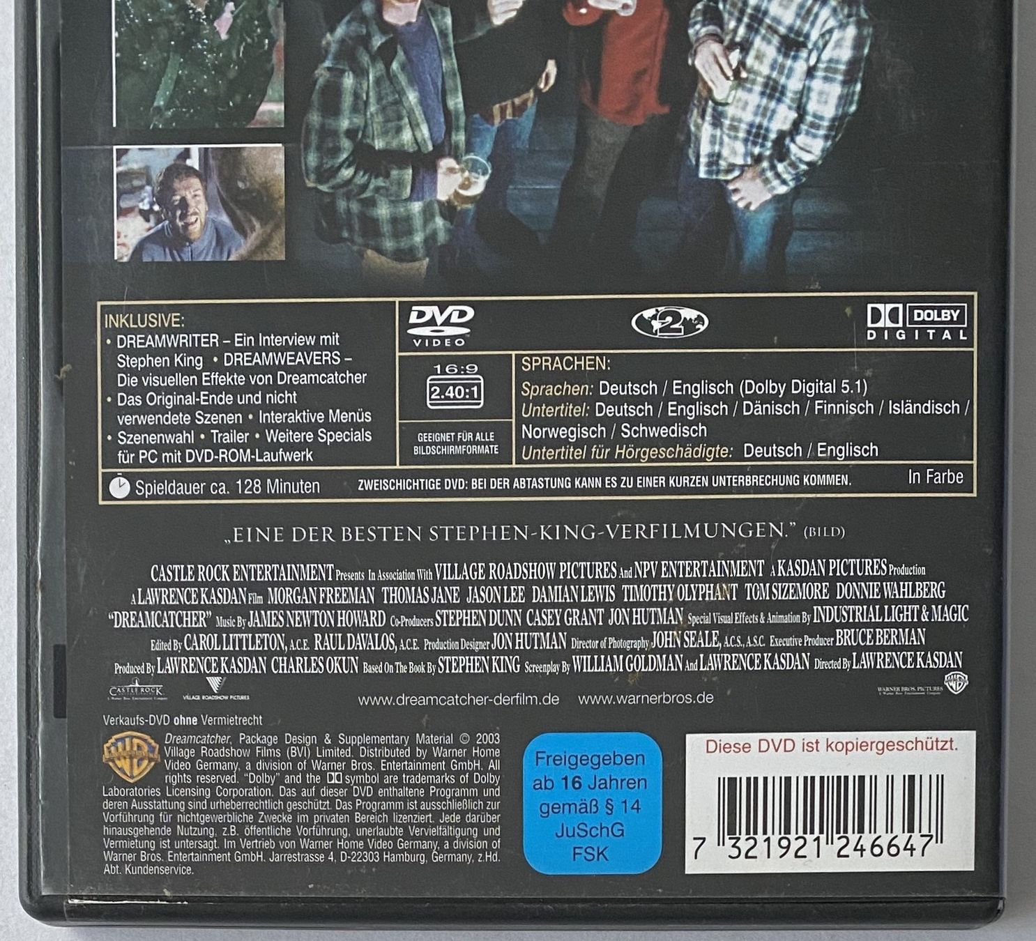 Tutti i DVDs: Dreamcatcher, das böse findet einen Weg – Usato da Flums venduto da Asquillo 2