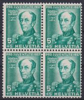 PJ 1937 5 Rp.4er Block **