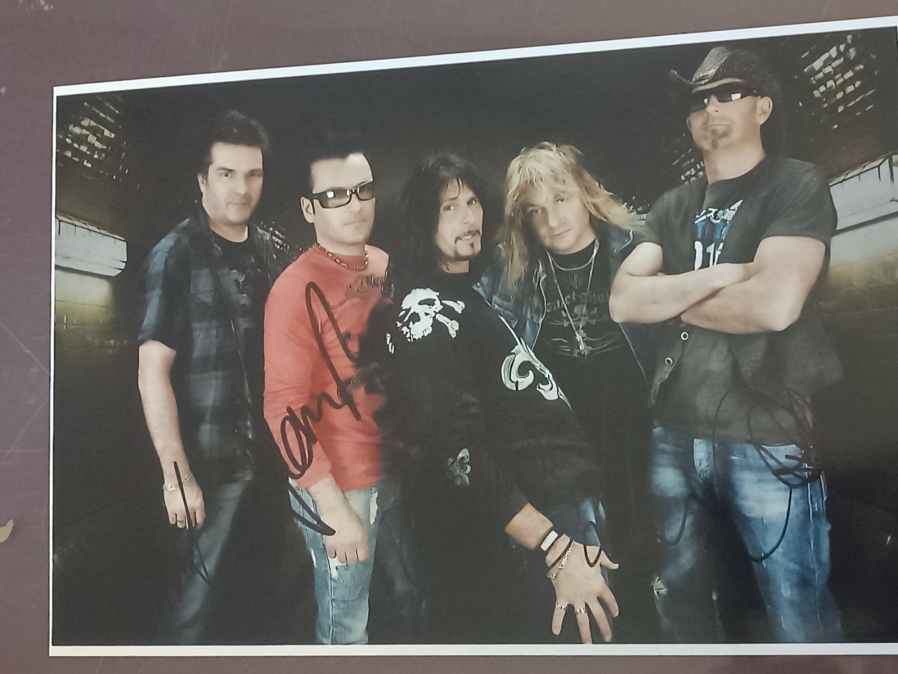 Autografi: Gotthard - 20x30cm - persönlich gesammelt – Usato da Menziken venduto da Artographs