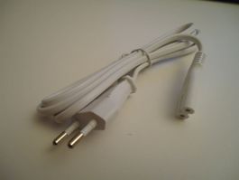 Gerätekabel 2 Polig Weiss 1.4m Netzkabel C7-T26