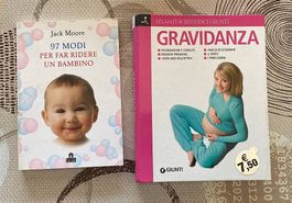 Libro sulla gravidanza + 97 modi per far ridere un bambino