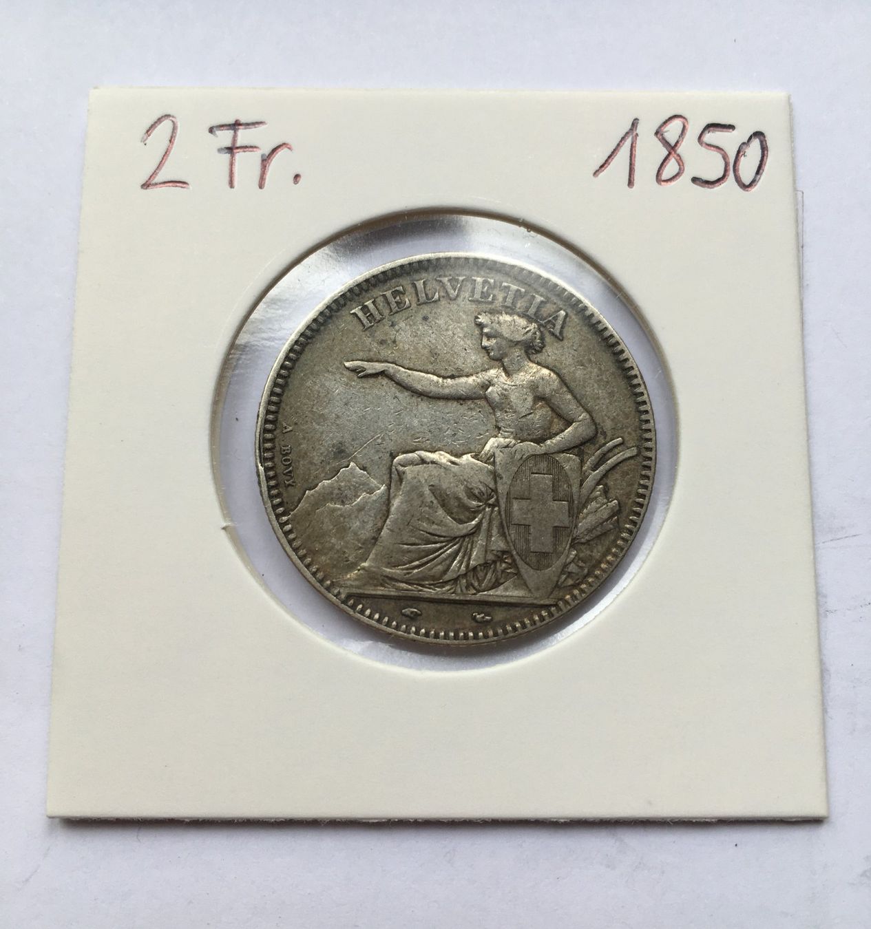 Tutti le monete: 1850 2 Franken ss+ – Usato da Kirchberg SG venduto da Helveticus00 1