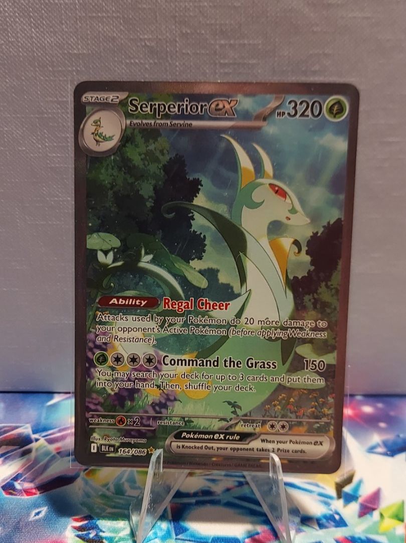 Pokémon Carte collezionabili: Carte Pokémon Serperior ex alt – Nuovo (secondo la descrizione) da Val-d'Illiez venduto da GGF2385