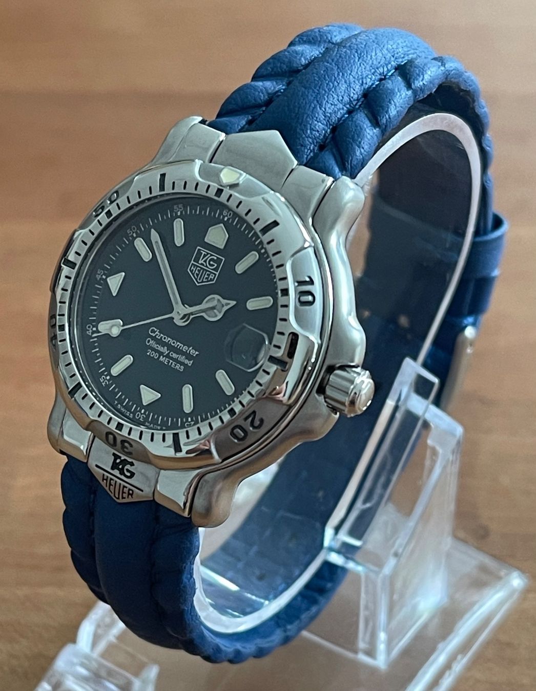 Tag Heuer Uhren: 1995 TAG Heuer Chronometer Automatic Ref WH5213-K1 revidiert – Gebraucht aus Embrach von Canderau 7