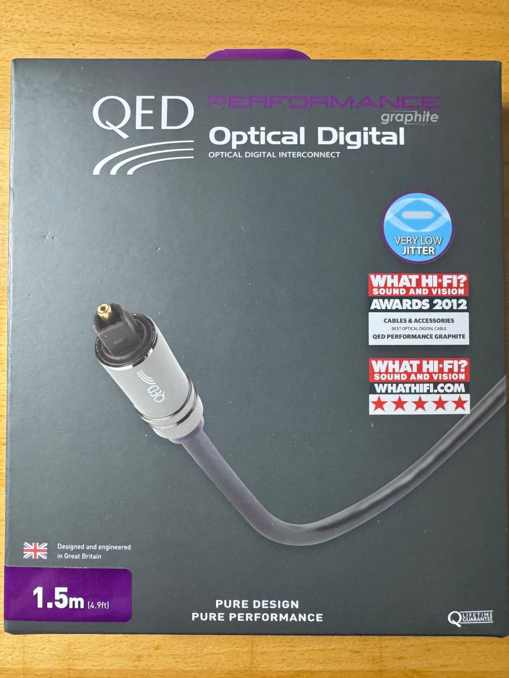 Cavi: QED Performance Optical Digital Cable 1.5m (neu) – Nuovo e nell'imballaggio originale da Ueken venduto da highlander57