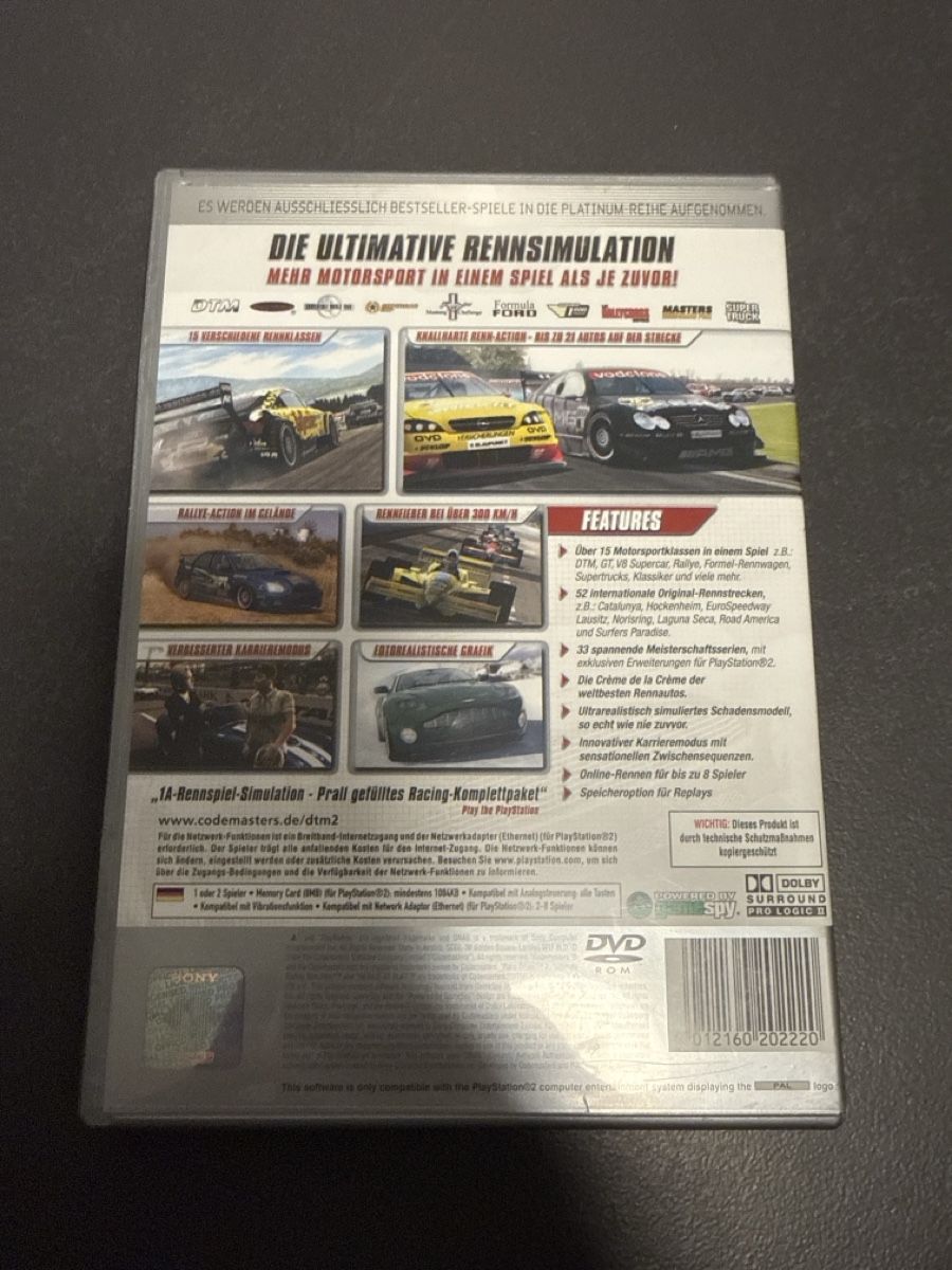 Sony Jeux: DTM Race Driver 2 PS2 – D'occasion à Schaffhausen par sabdiu 1