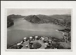 AK ca.1950 Lago di Lugano visto del Brè-Kulm