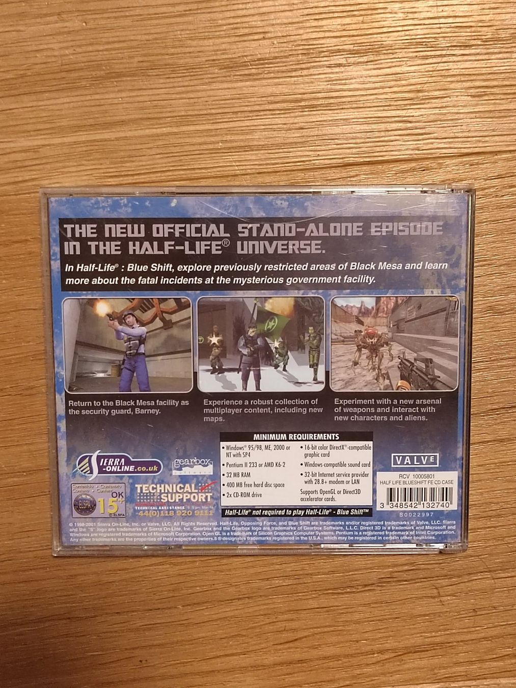 Jeux: Half-Life Blueshift CD PC EN – D'occasion à Fribourg par Nooky 1