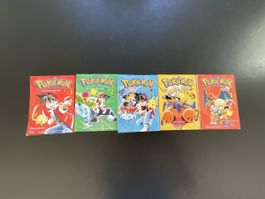Pokémon Comics Band 1-5 im Top Zustand für Sammler.😎