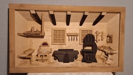 3D Holzbild "Schreinerei /Tischlerei"