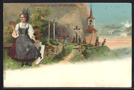Litho Wildkirchli, Kapelle, Appenzelleri
