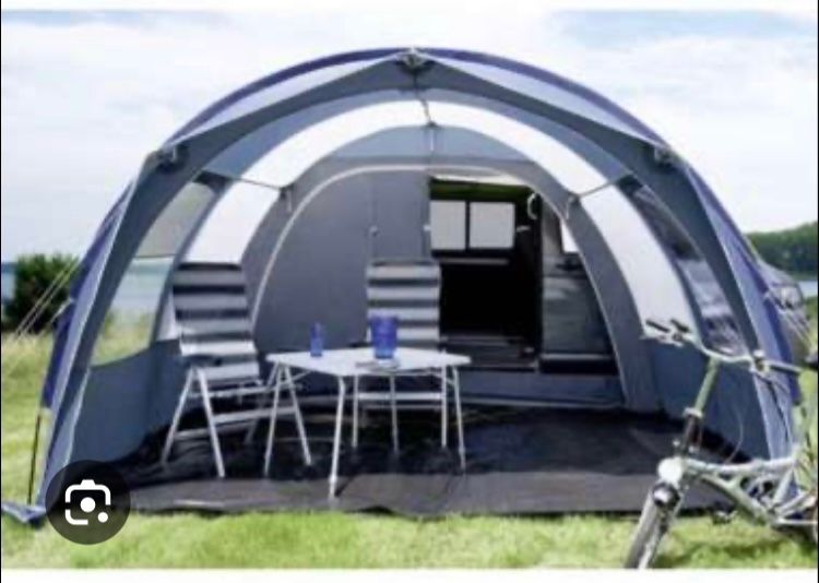 Auvent De Bus JUSTCAMP Yuba – Tente Tunnel Avec Hauteur Debout, 4-5 Personnes, étanche 3000 Mm | Pour Camping-car, Van, Extensions D’espace - 3